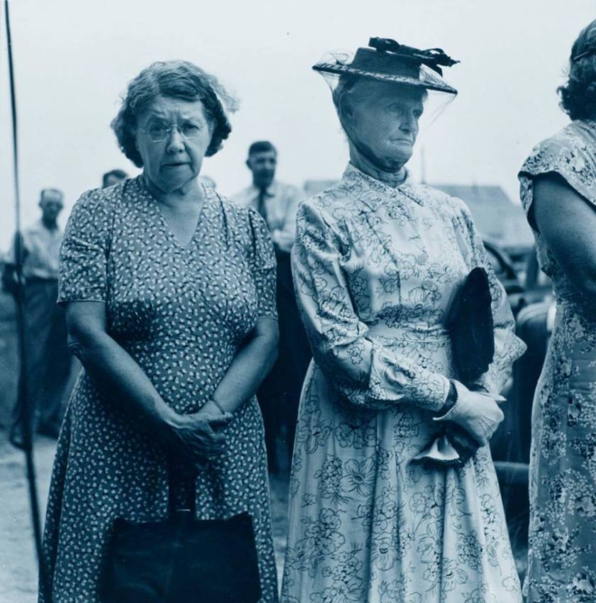 Prayer Meeting in Tomball, TX 1945 from "Traces of Texas"