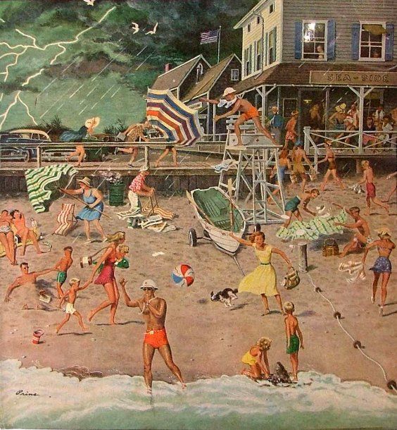 Thunderstorm at the Shore