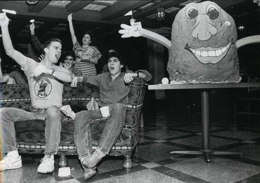 The Texas Union's annual Couch Potato Party 1988