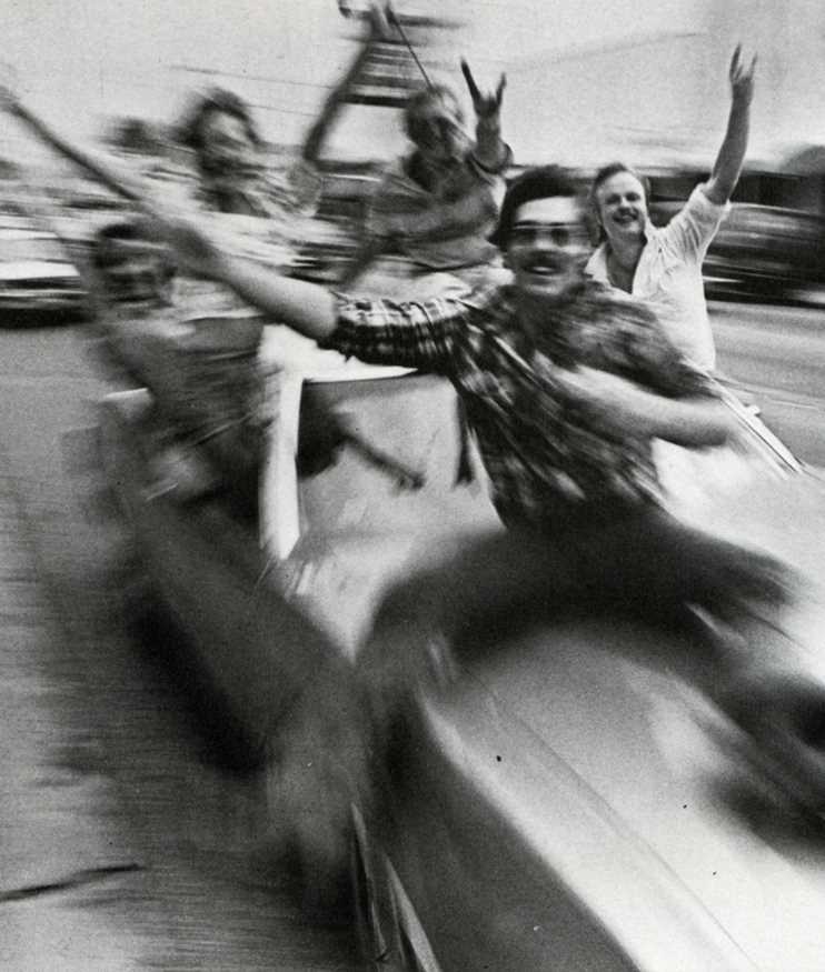 Celebrating OU defeat