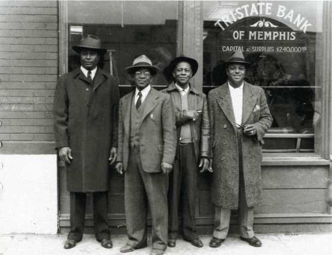 Tri-State Bank opening, Memphis 1946 by Rev. Lonzie Odie Taylor