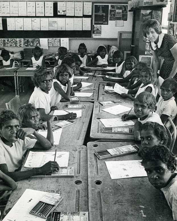 Papunya School, Alice Springs, 1972